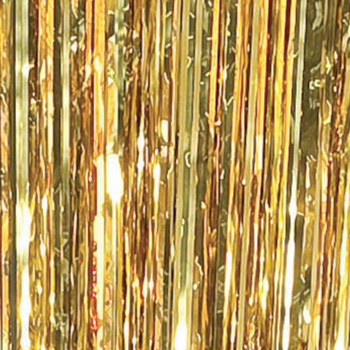 Gold Foil Curtain Decoration